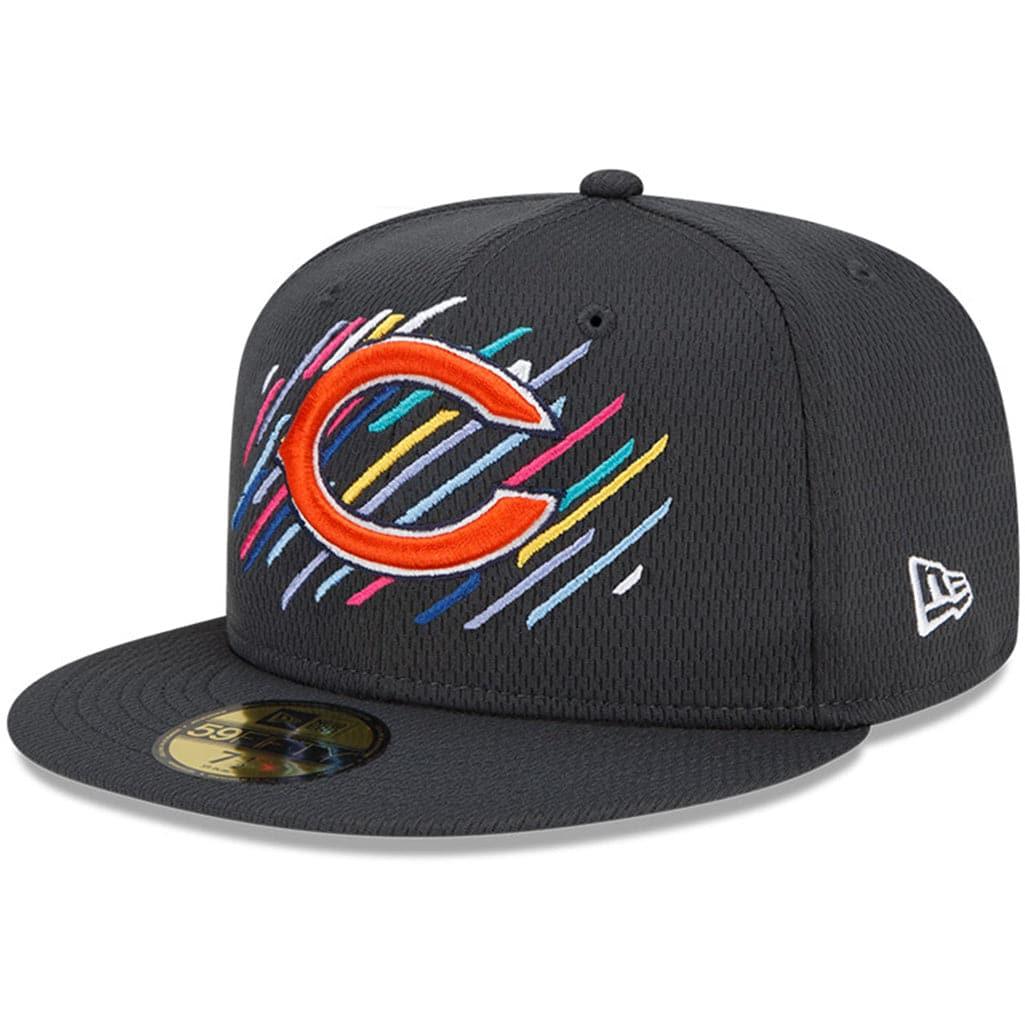 New Era Caps Chicago Bears New Era NFL 2021 Crucial Catch 59FIFTY Fitted Hat - Steel