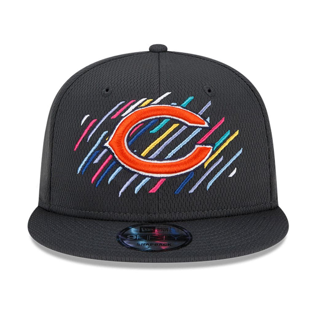 New Era Caps Chicago Bears New Era NFL 2021 Crucial Catch 9FIFTY Snapback Hat - Steel