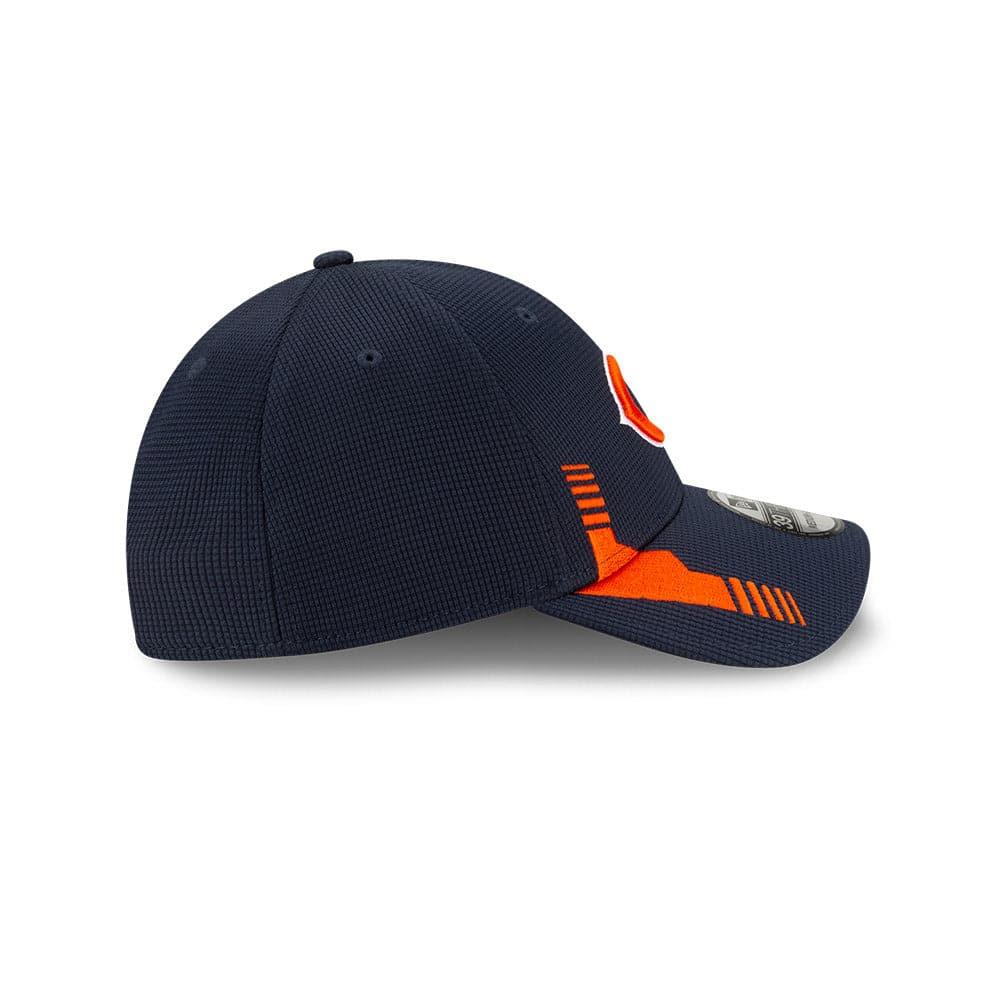 New Era Caps Chicago Bears New Era NFL 2021 Sideline Home 39THIRTY Flex Fit Hat - Navy