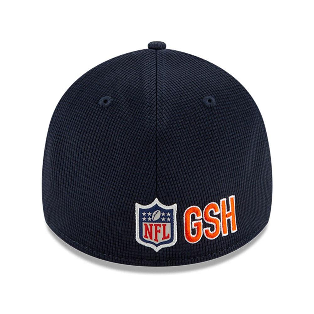 New Era Caps Chicago Bears New Era NFL 2021 Sideline Home 39THIRTY Flex Fit Hat - Navy
