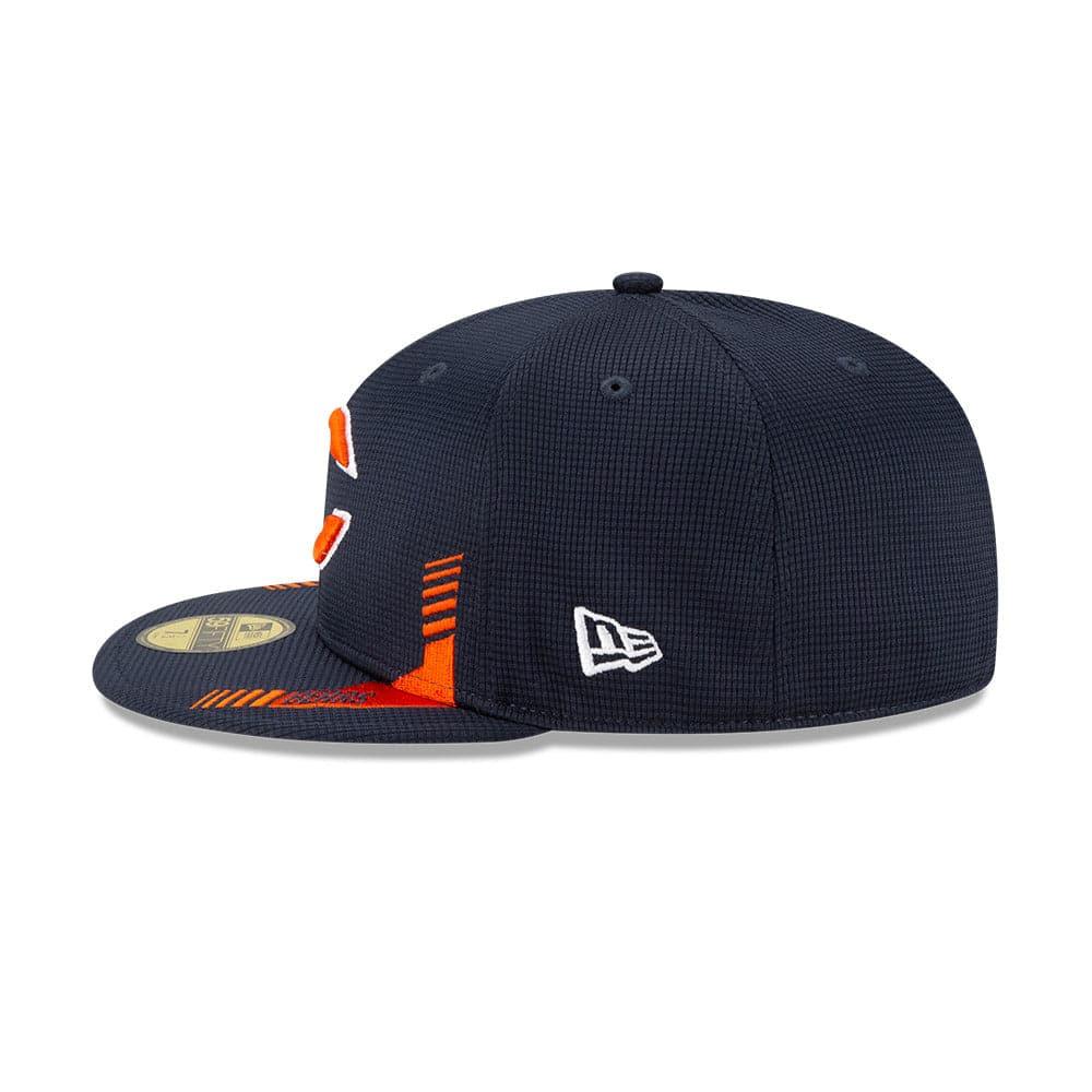 New Era Caps Chicago Bears New Era NFL 2021 Sideline Home 59FIFTY Fitted Hat - Navy