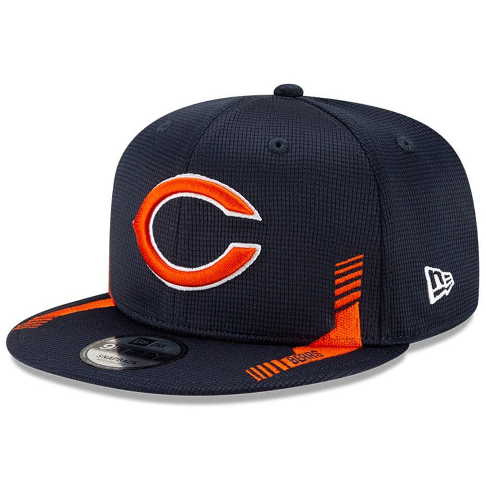 New Era Caps Chicago Bears New Era NFL 2021 Sideline Home 9FIFTY Snapback Hat - Navy