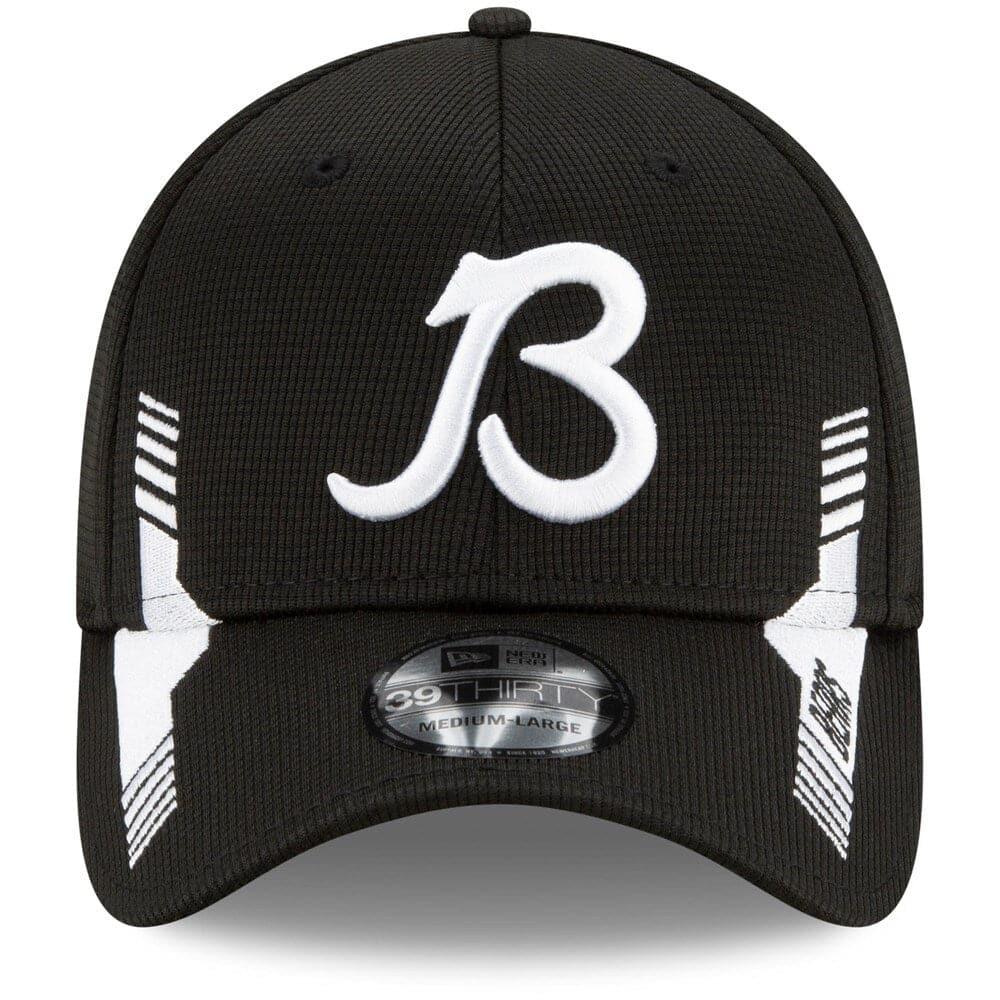 New Era Caps Chicago Bears New Era NFL 2021 Sideline Home ALT 39THIRTY Flex Fit Hat - Black