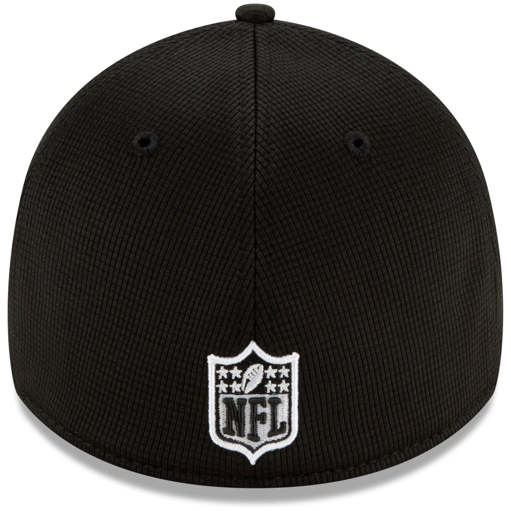 New Era Caps Chicago Bears New Era NFL 2021 Sideline Home ALT 39THIRTY Flex Fit Hat - Black