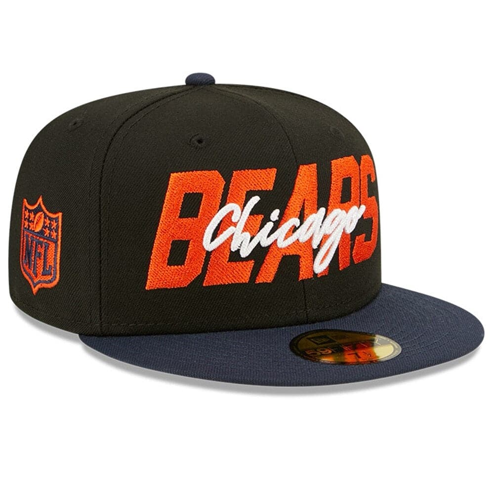 New Era Caps Chicago Bears New Era NFL 2022 Draft On-Stage 59FIFTY Fitted Hat - Black