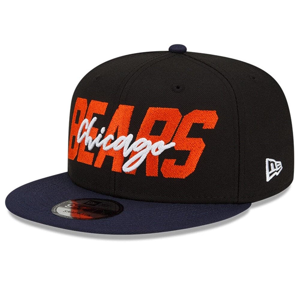 New Era Caps Chicago Bears New Era NFL 2022 Draft On-Stage 9FIFTY Snapback Hat - Black