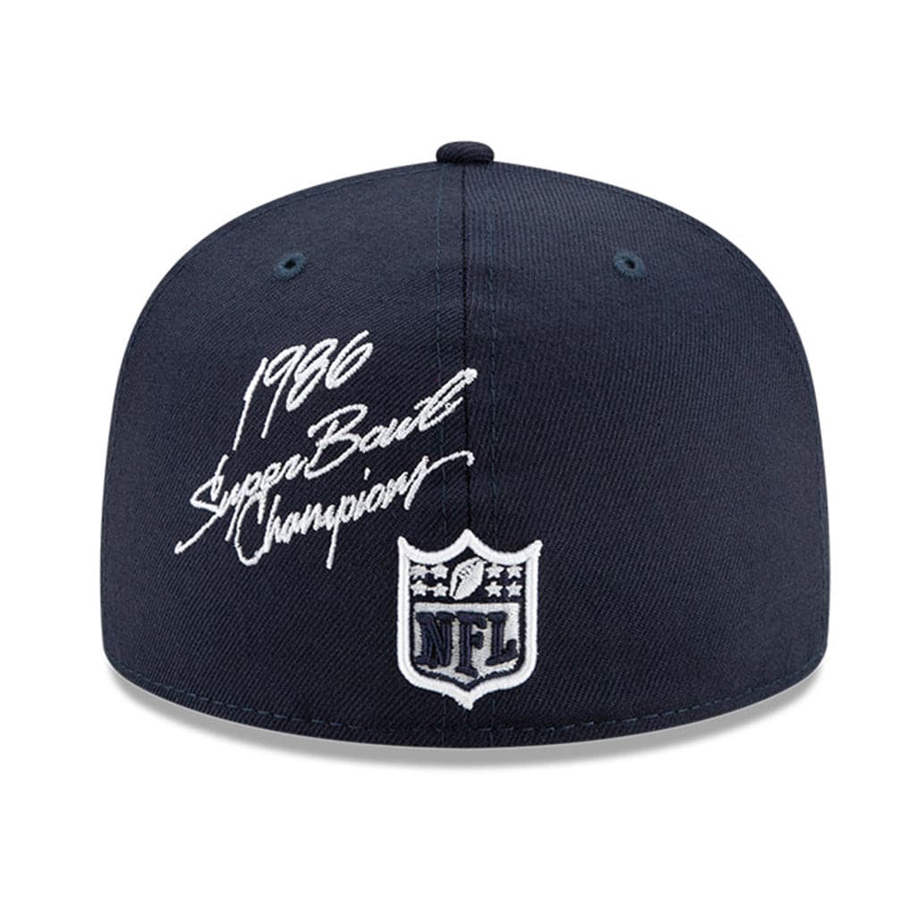 New Era Caps Chicago Bears New Era NFL Champions Patch 59FIFTY Fitted Hat - Navy