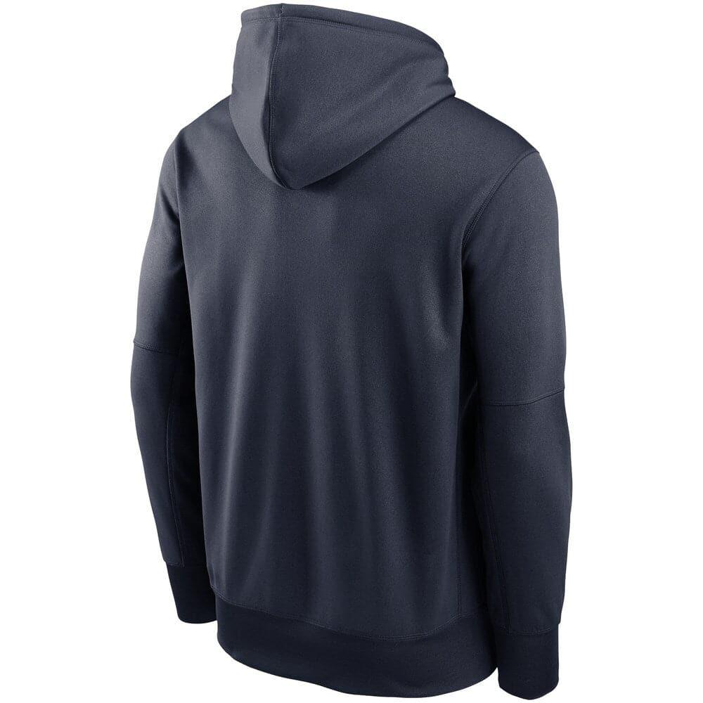 Nike Jumpers Chicago Bears Nike NFL Prime Logo Therma Hoodie Jumper - Navy