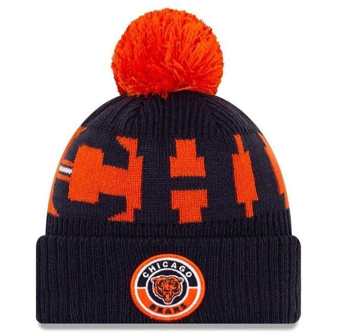 New Era Beanies Chicago Bears Throwback New Era NFL 2020 Team Colour Sideline Knit Beanie
