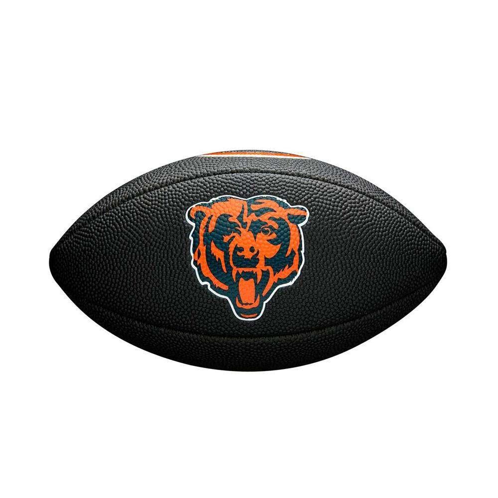 Wilson Sporting Goods Balls Chicago Bears Wilson NFL Mini Size Team Football - Black