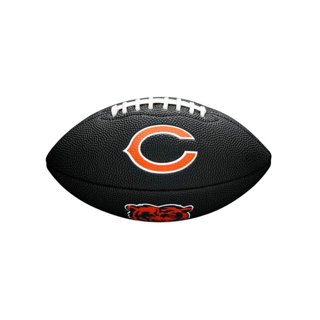 Wilson Sporting Goods Balls Chicago Bears Wilson NFL Mini Size Team Football - Black