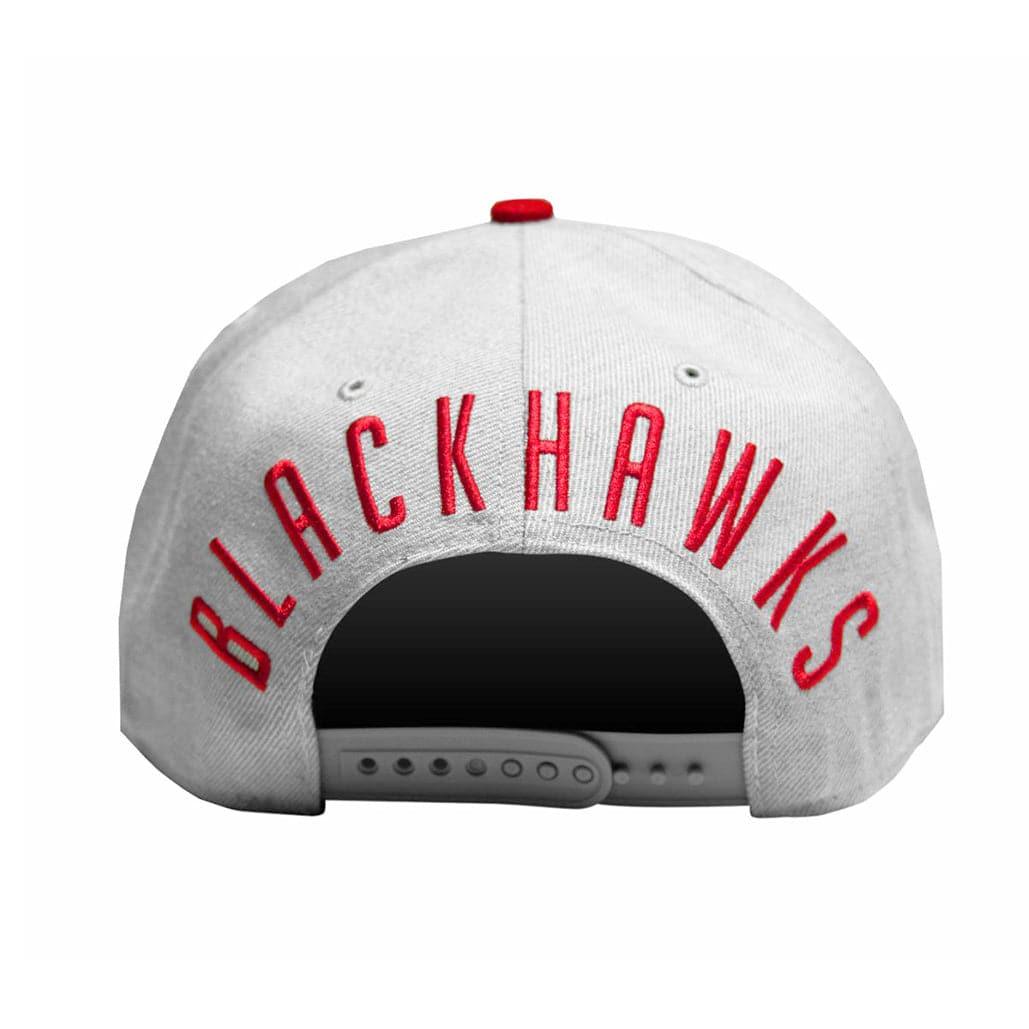 47 Brand Caps Chicago Blackhawks '47 NHL Boreland Captain Snapback Hat - Heather Grey