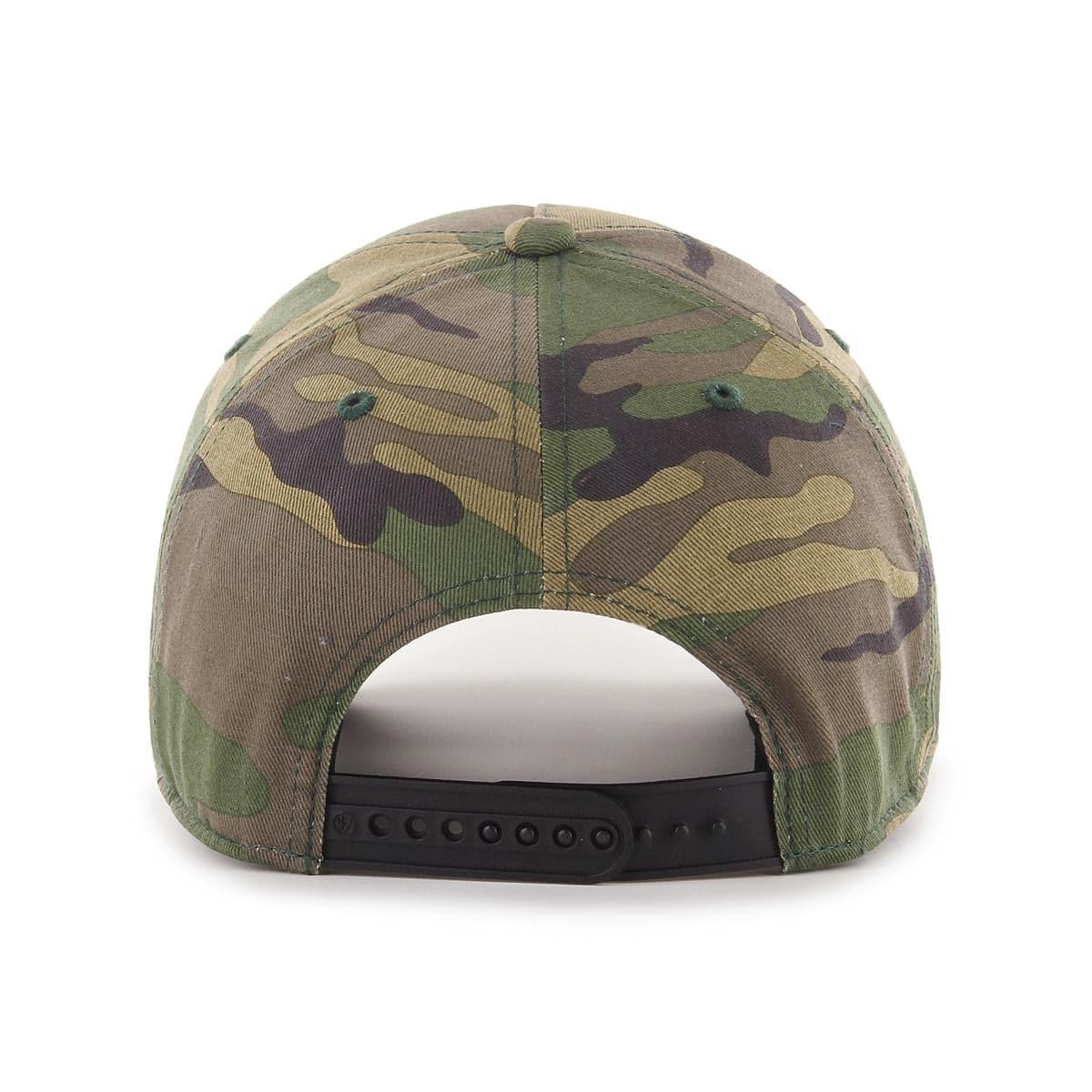 47 Brand Caps Chicago Blackhawks ‘47 NHL Camo Grove MVP DT Pinch Curve Snapback Hat