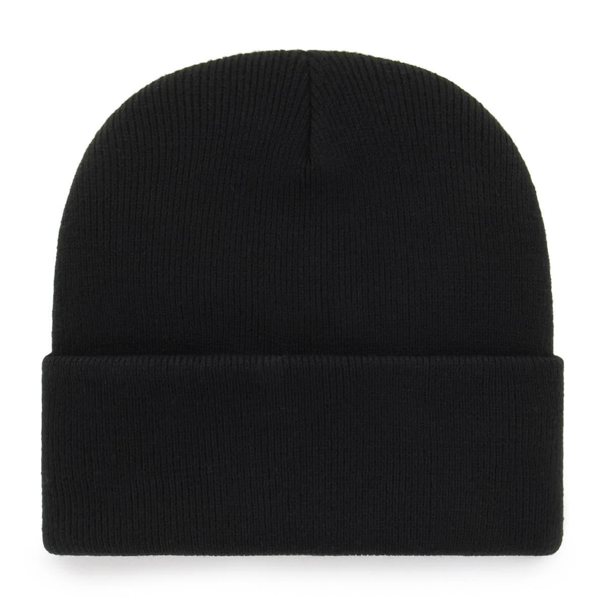 47 Brand Beanies Chicago Blackhawks '47 NHL Haymaker Raised Cuff Knit Beanie - Black