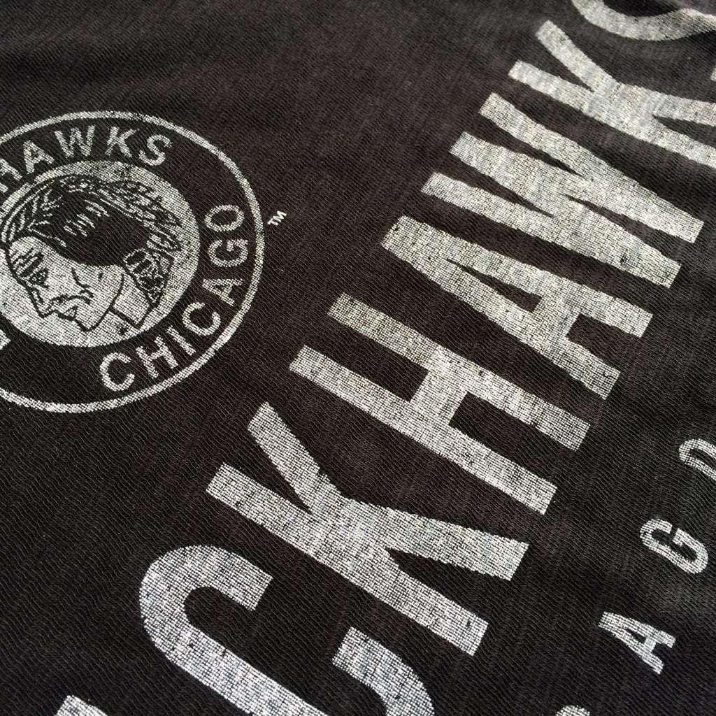 47 Brand T-Shirts Chicago Blackhawks '47 NHL Origin Scrum T-Shirt - Black