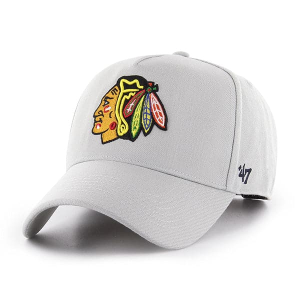 47 Brand Caps Chicago Blackhawks '47 NHL Team MVP DT Snapback Hat - Grey