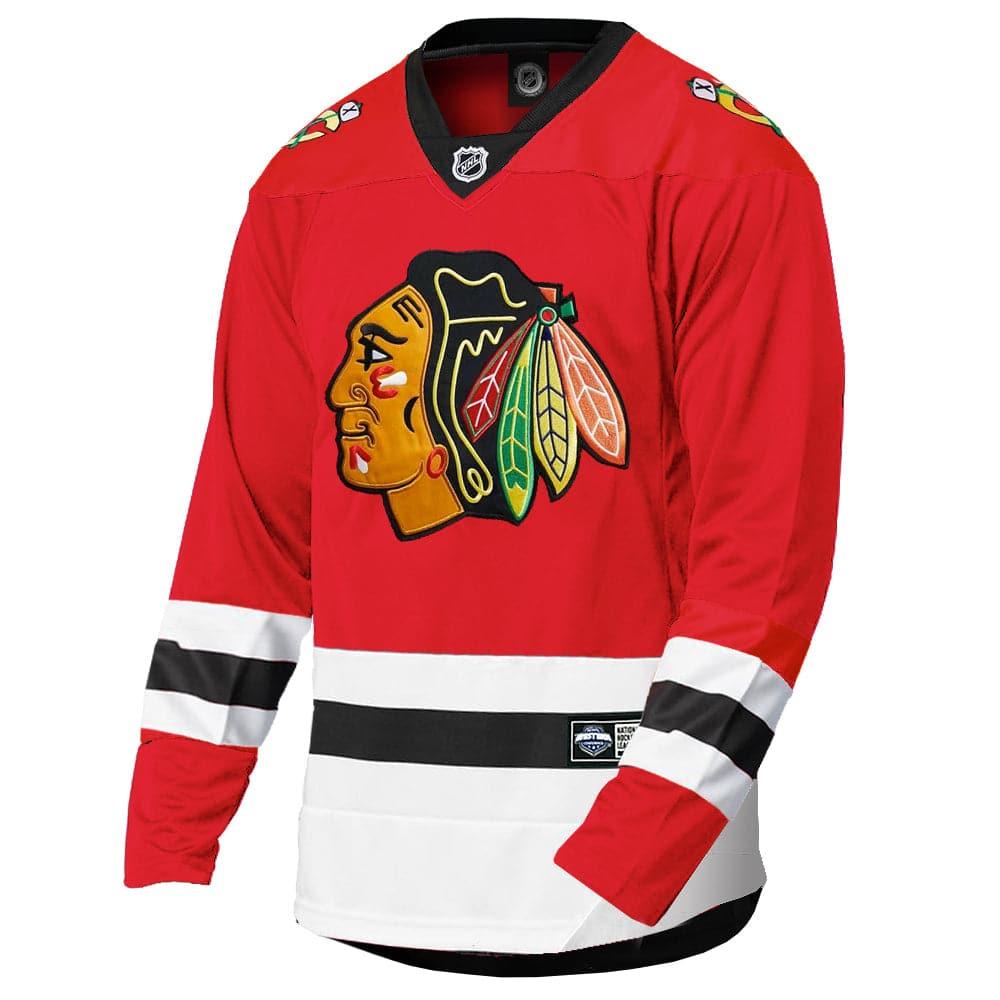 Majestic Athletic Jerseys Chicago Blackhawks Majestic NHL Fan Replica Jersey - Red