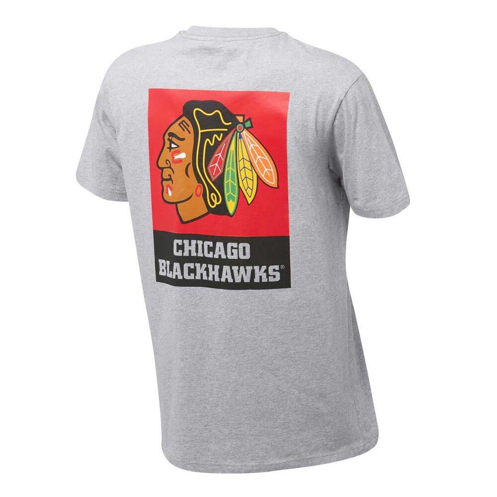 Majestic Athletic T-Shirts Chicago Blackhawks NHL Majestic Madison T-Shirt - Grey