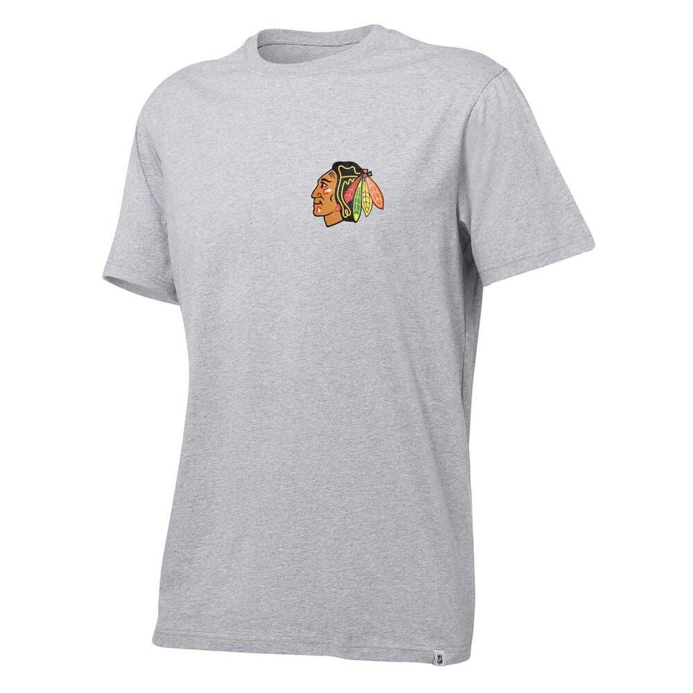 Majestic Athletic T-Shirts Chicago Blackhawks NHL Majestic Madison T-Shirt - Grey