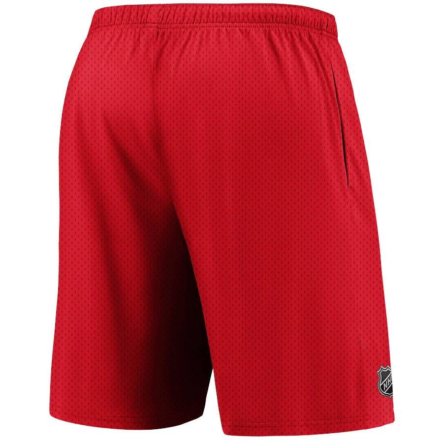 NHL Branded Shorts Chicago Blackhawks NHL Mesh Basic Shorts - Red