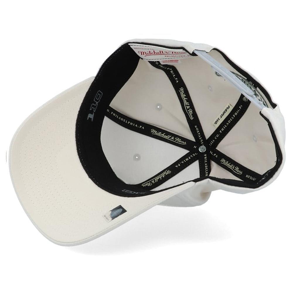 Mitchell And Ness Caps Chicago Bulls Mitchell & Ness NBA 110 Forest Snapback Hat - Stone