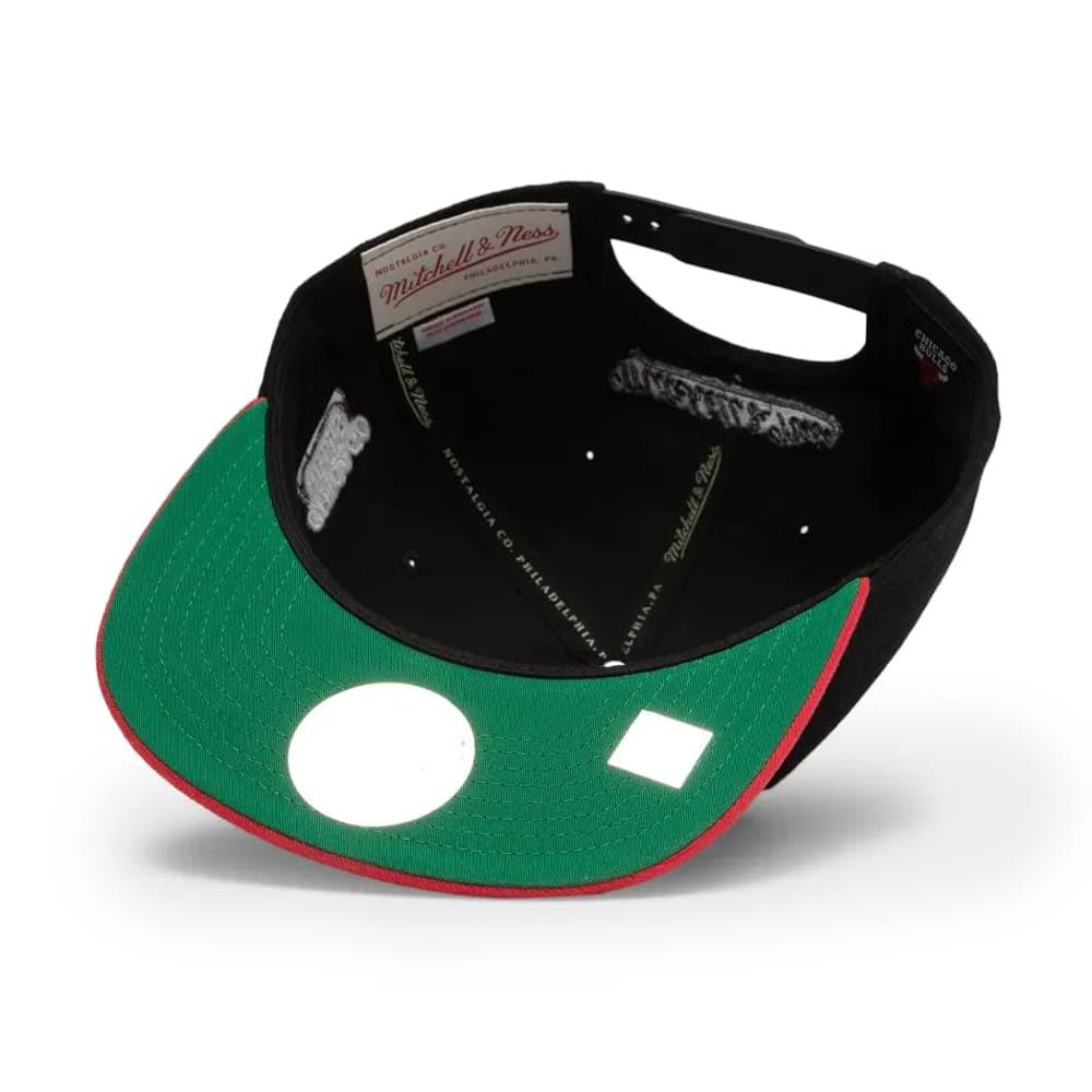 Mitchell And Ness Caps Chicago Bulls Mitchell & Ness NBA 2T Vintage Arch Deadstock Snapback Hat - Black