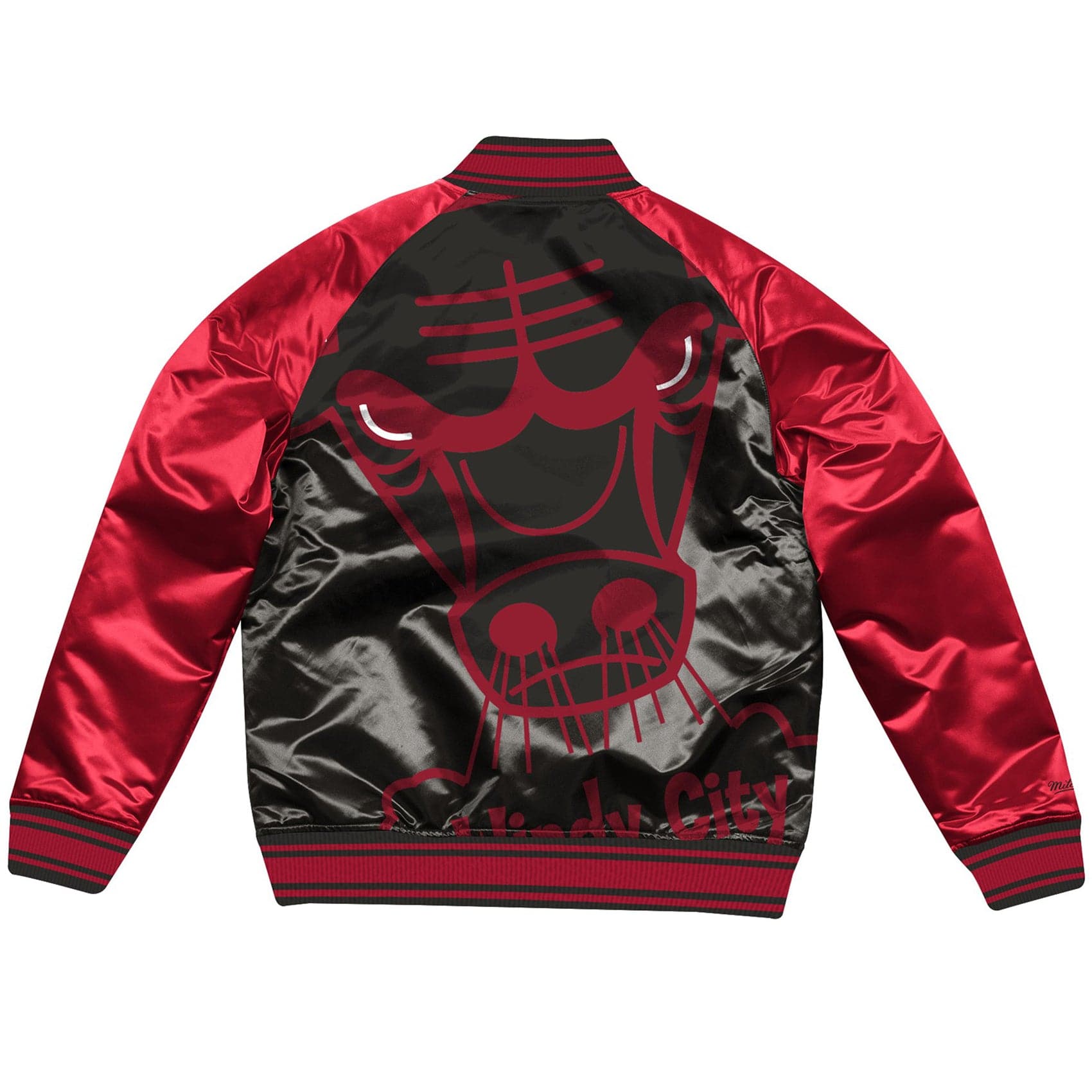 Mitchell And Ness Jackets Chicago Bulls Mitchell & Ness NBA Colossal Premium HWC Jacket - Black