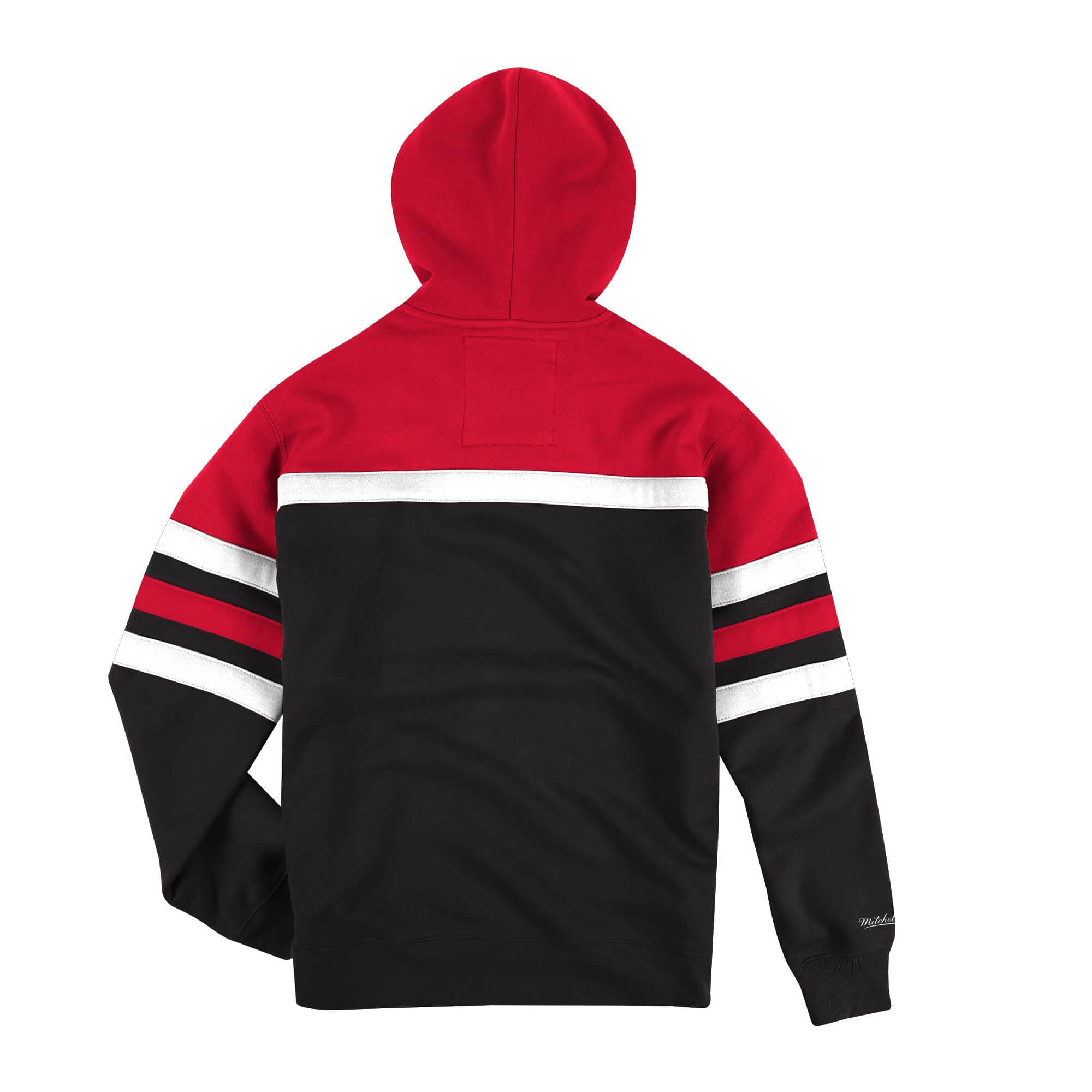 Mitchell And Ness Jumpers Chicago Bulls Mitchell & Ness NBA Head Coach Hoodie Jumper - Black