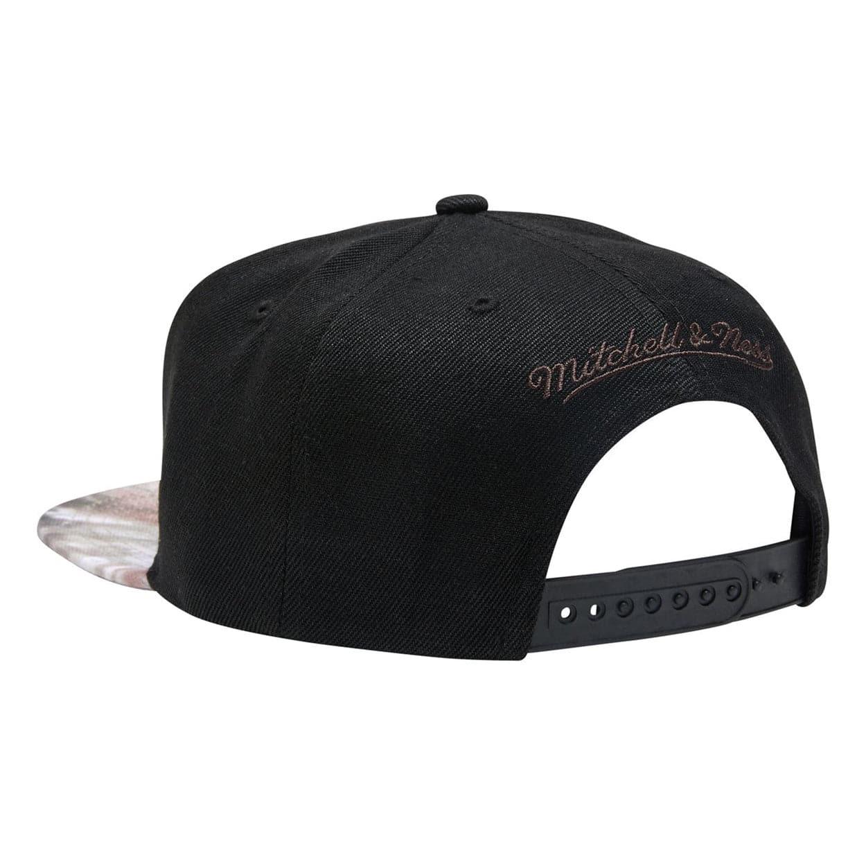 Mitchell And Ness Caps Chicago Bulls Mitchell & Ness NBA HWC Blizted Snapback Hat - Black