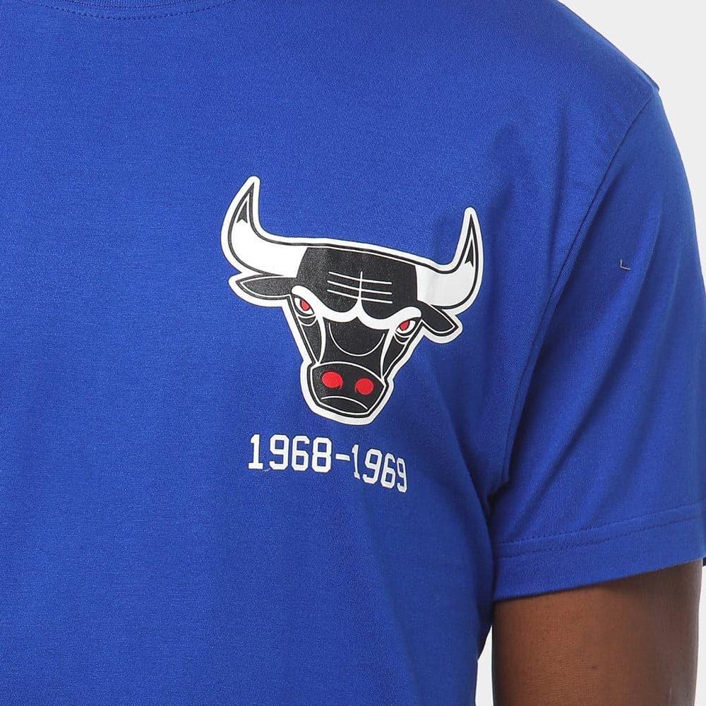 Mitchell And Ness T-Shirts Chicago Bulls Mitchell & Ness NBA HWC Colour Pop T-Shirt - Royal