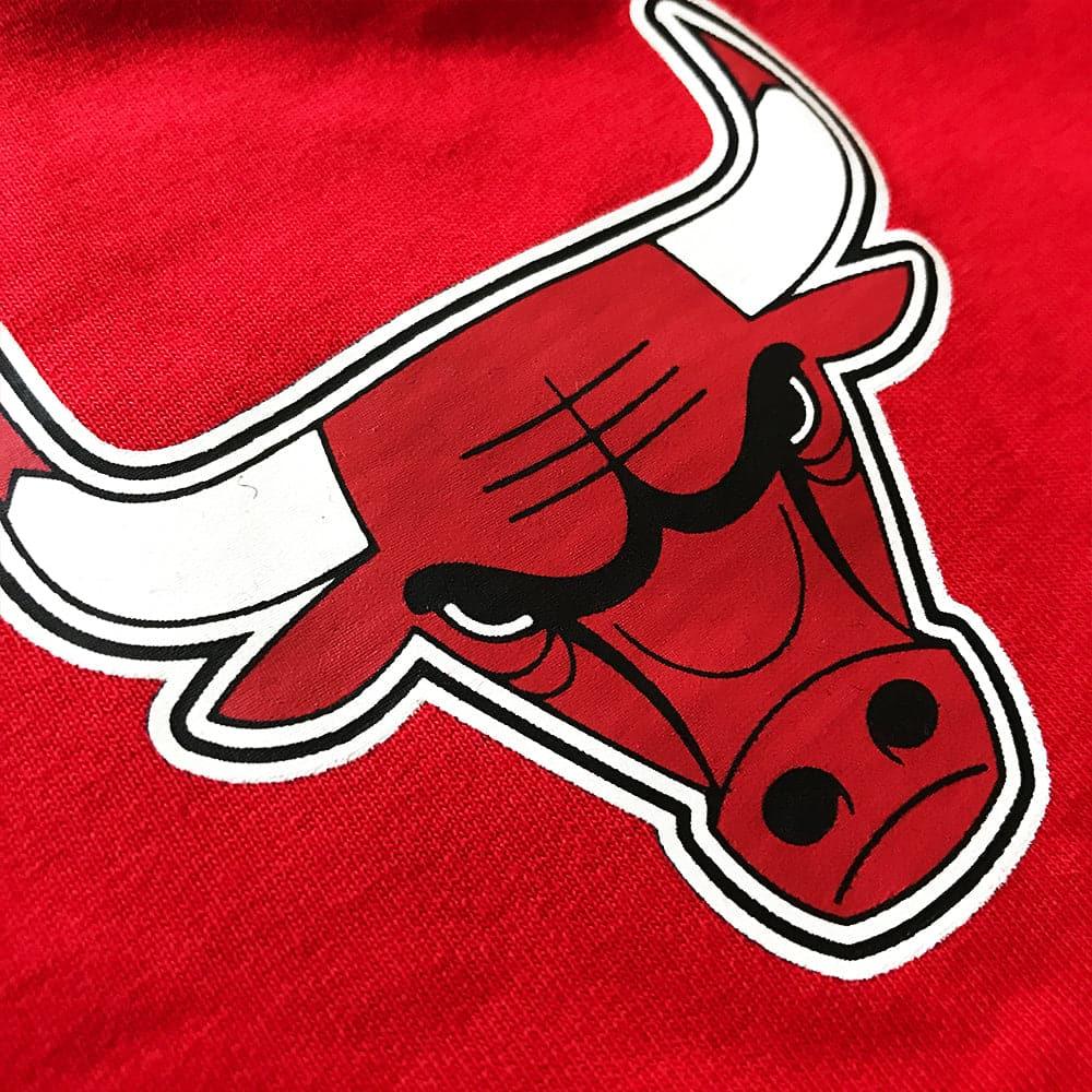 Mitchell And Ness T-Shirts Chicago Bulls Mitchell & Ness NBA HWC Outline Long Sleeve T-Shirt - Red
