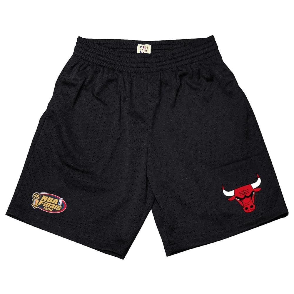 Mitchell And Ness Shorts Chicago Bulls Mitchell & Ness NBA HWC Premium Mesh Court Shorts - Black
