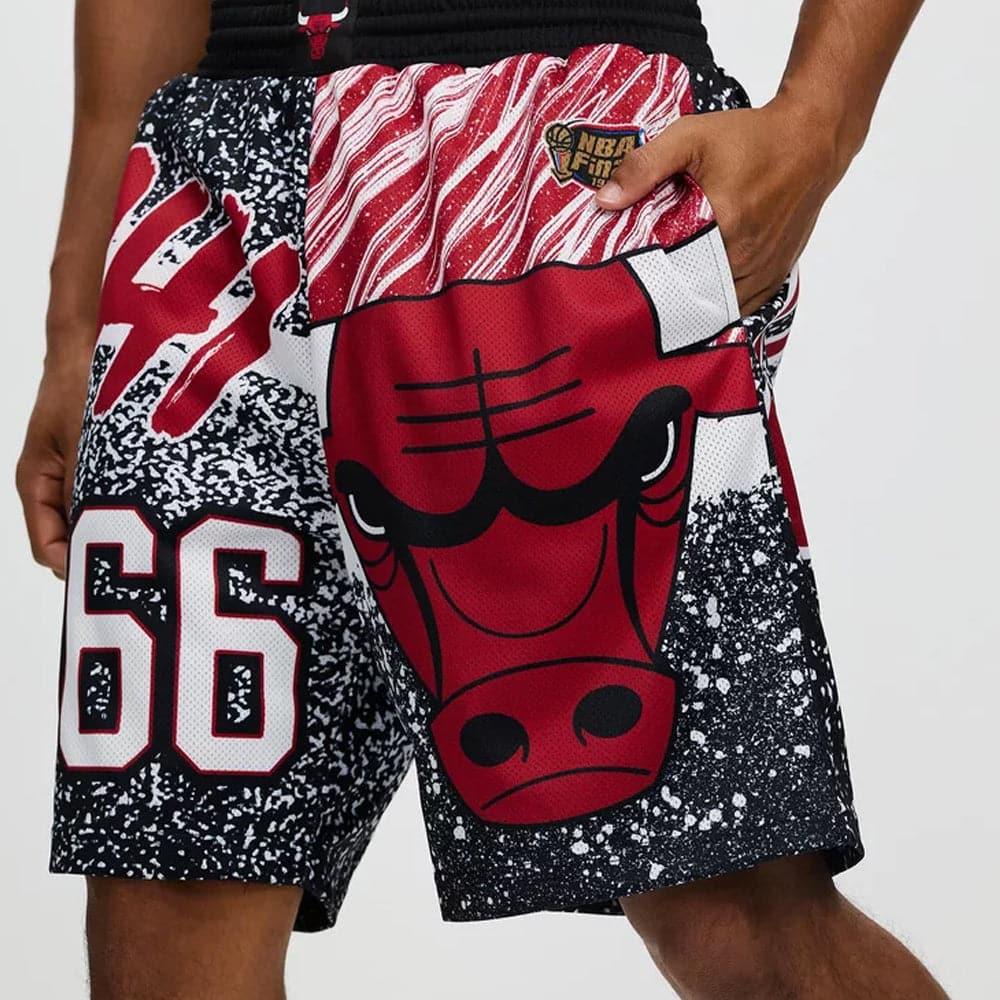 Mitchell And Ness Shorts Chicago Bulls Mitchell & Ness NBA Jumbotron Subliminated Shorts
