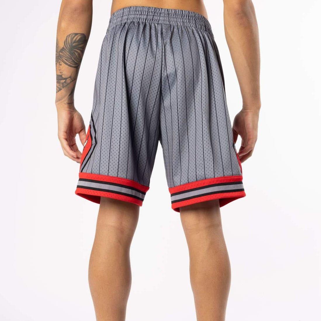 Mitchell And Ness Shorts Chicago Bulls Mitchell & Ness NBA Reload 2.0 95-96 Swingman Shorts - Grey