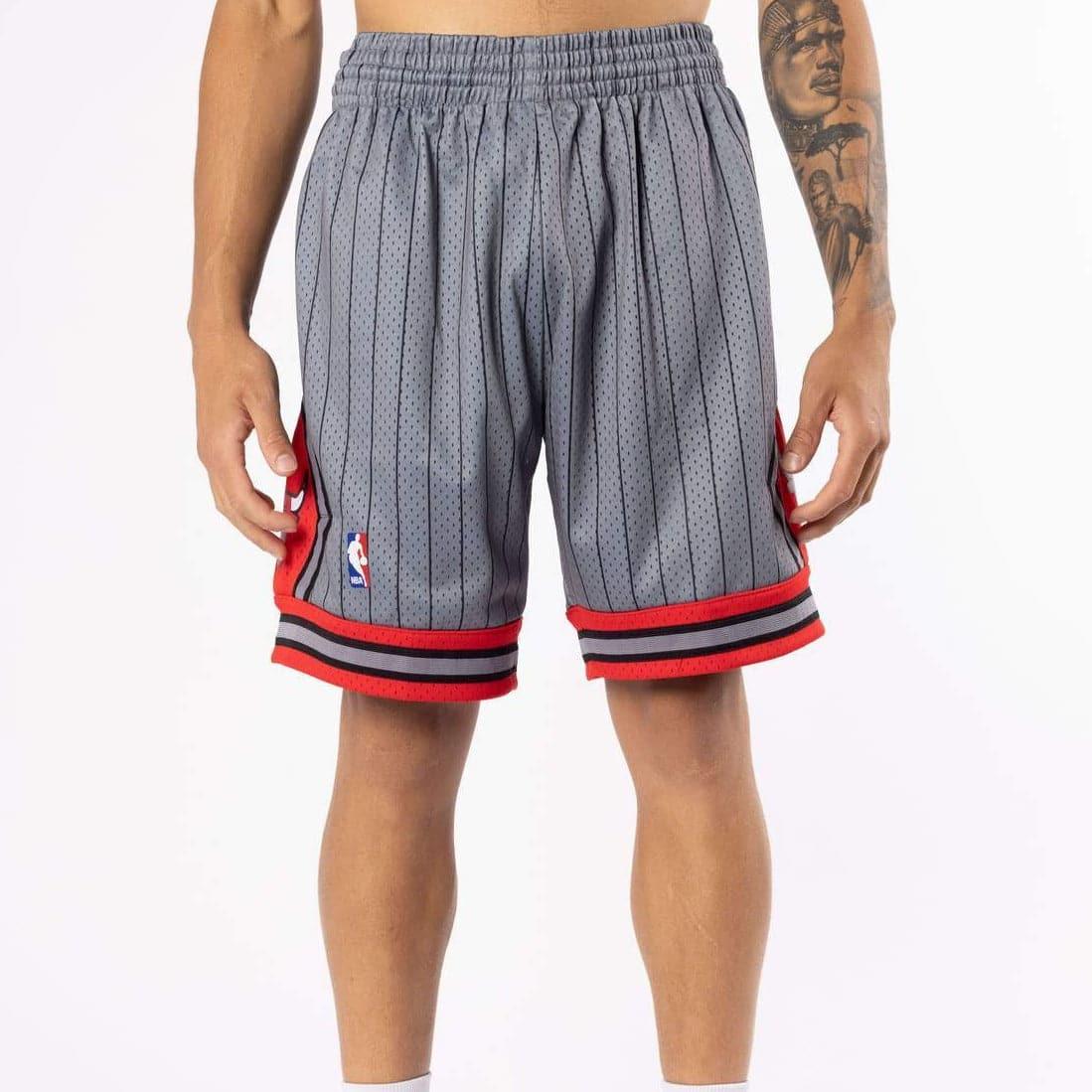 Mitchell And Ness Shorts Chicago Bulls Mitchell & Ness NBA Reload 2.0 95-96 Swingman Shorts - Grey