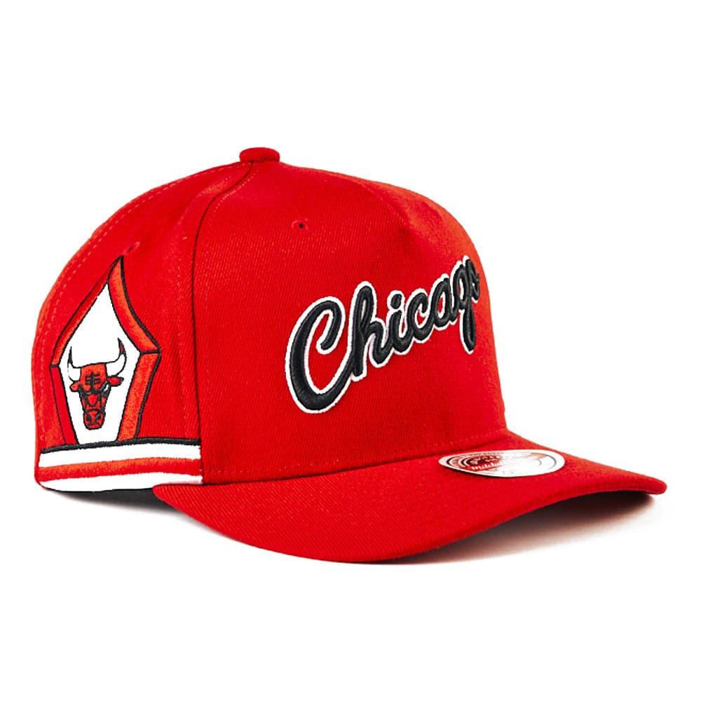 Mitchell And Ness Caps Chicago Bulls Mitchell & Ness NBA Short Hook Classic Red Snapback Hat - Red