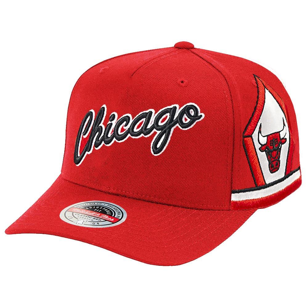 Mitchell And Ness Caps Chicago Bulls Mitchell & Ness NBA Short Hook Classic Red Snapback Hat - Red