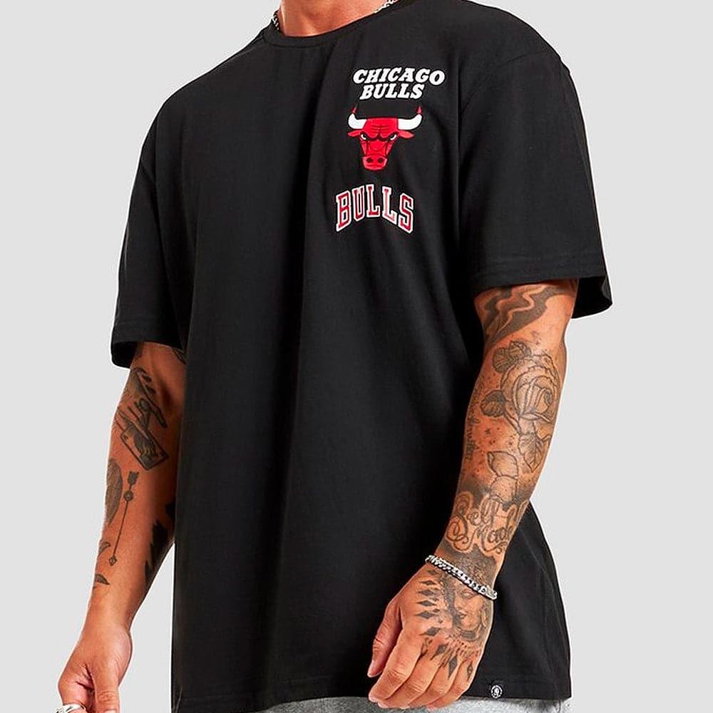 NBA Essentials T-Shirts Chicago Bulls NBA Essentials Flagstaff Vintage T-Shirt - Black