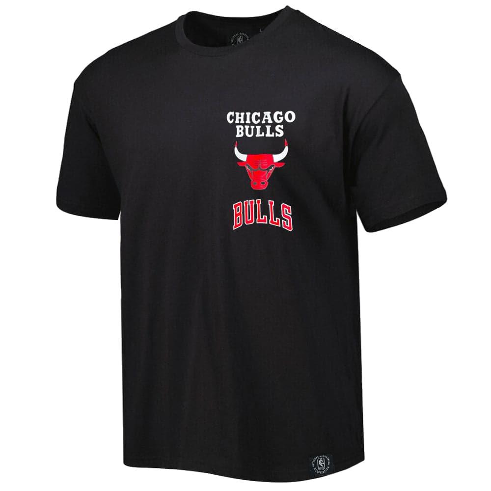 NBA Essentials T-Shirts Chicago Bulls NBA Essentials Flagstaff Vintage T-Shirt - Black