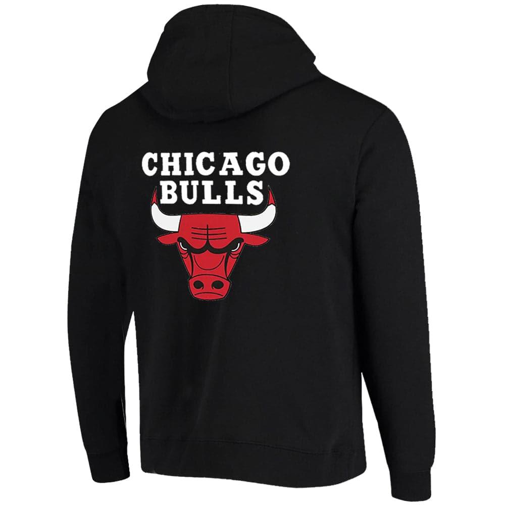 NBA Essentials Jumpers Chicago Bulls NBA Essentials Team Logo Hoodie Jumper - Black