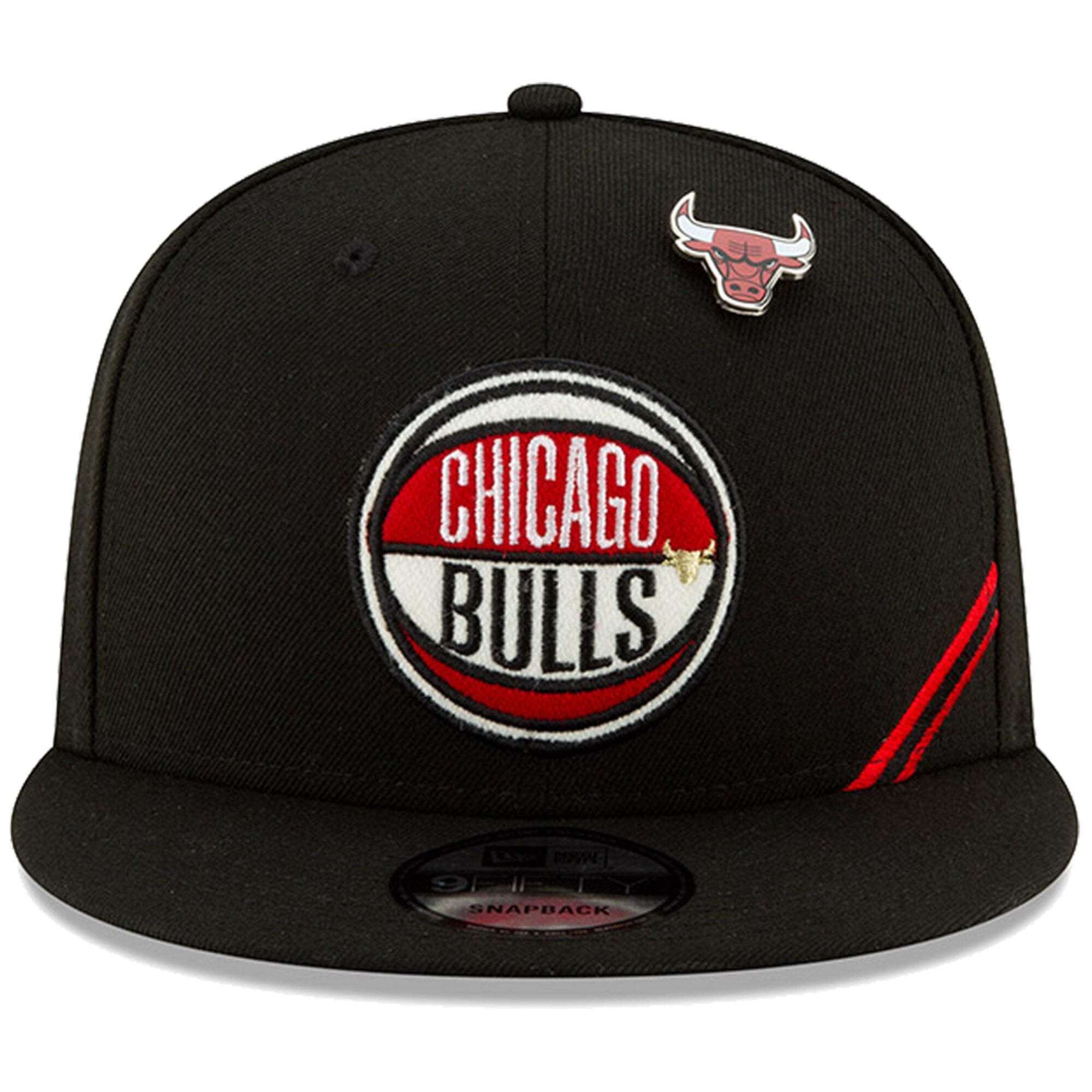 New Era Caps Chicago Bulls New Era 2019 NBA Draft 9FIFTY Snapback Hat - Black