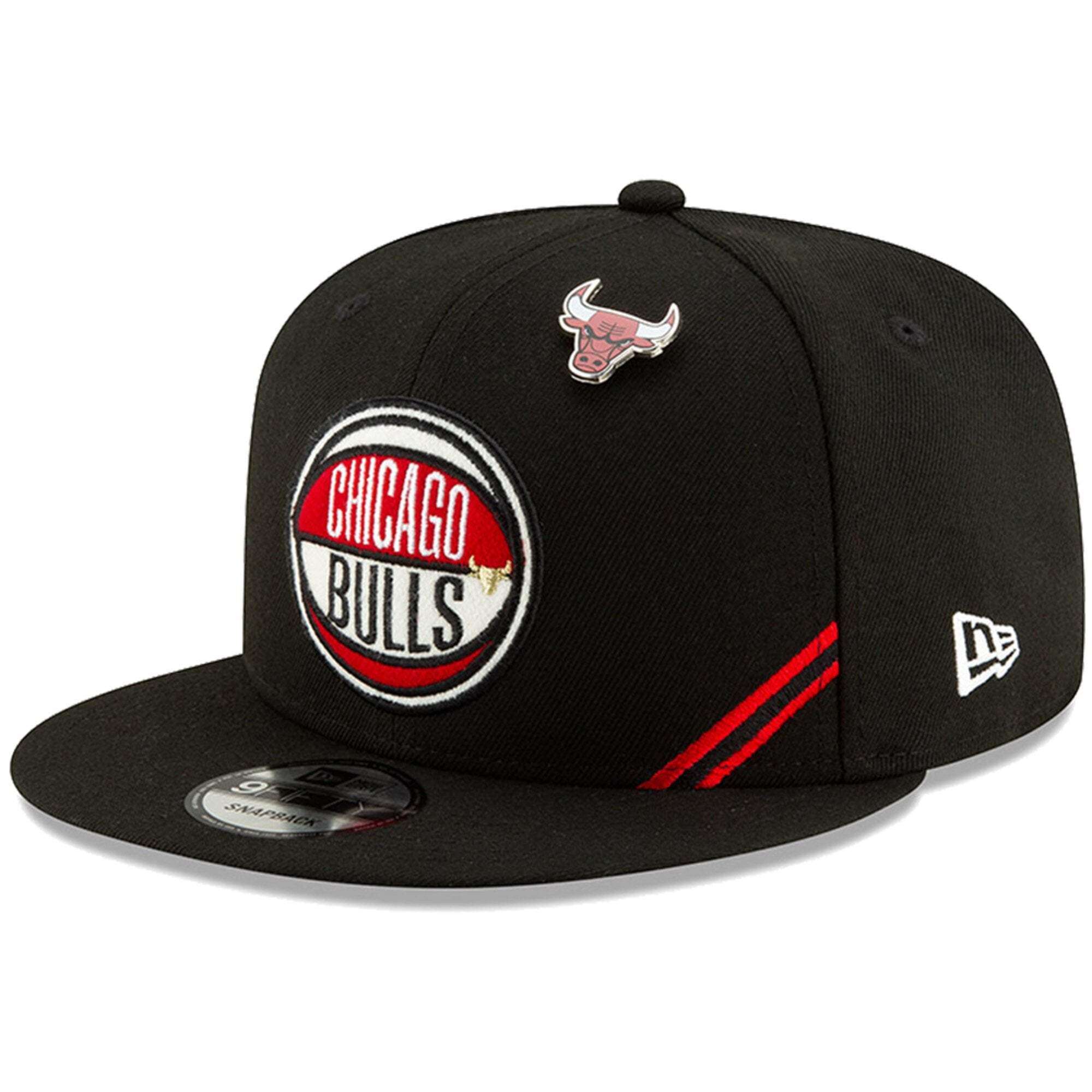 New Era Caps Chicago Bulls New Era 2019 NBA Draft 9FIFTY Snapback Hat - Black