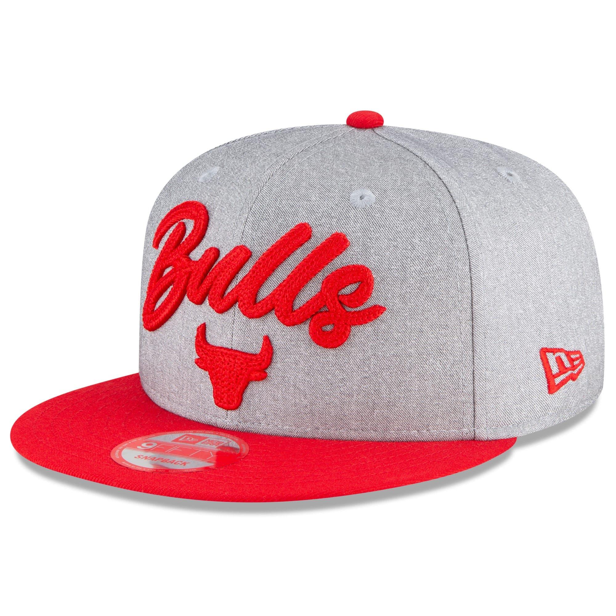 New Era Caps Chicago Bulls New Era 2020 NBA Draft 9FIFTY Snapback Hat - Heather Grey