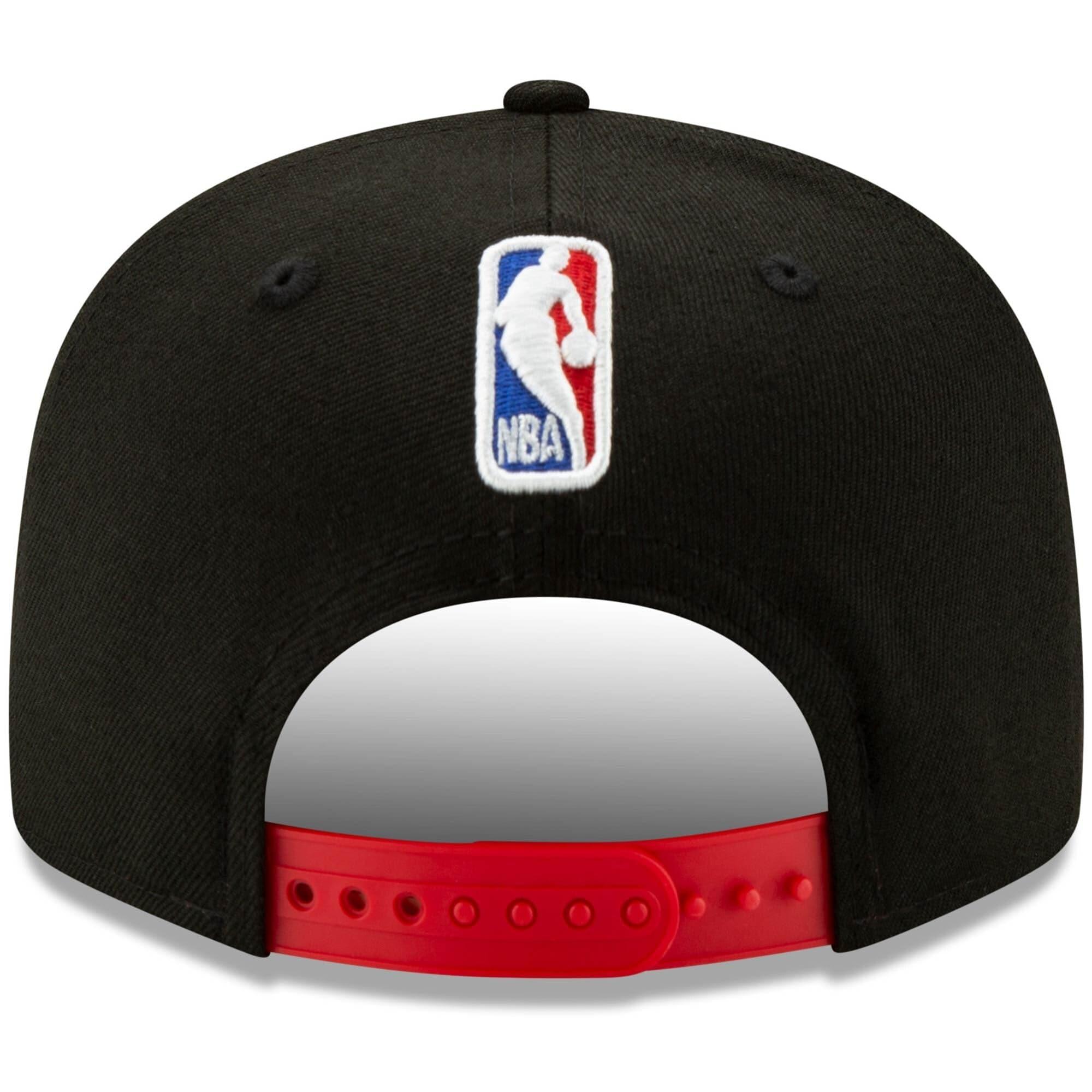 New Era Caps Chicago Bulls New Era NBA 2020 Back Half 9FIFTY Snapback Hat - Black