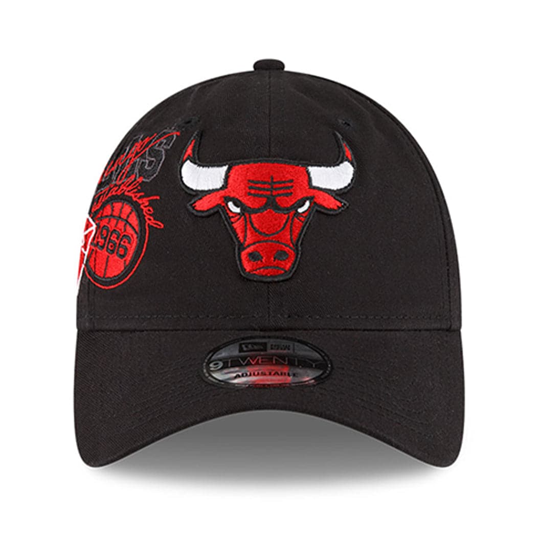 New Era Caps Chicago Bulls New Era NBA 21-22 Back Half 9TWENTY Hat - Black