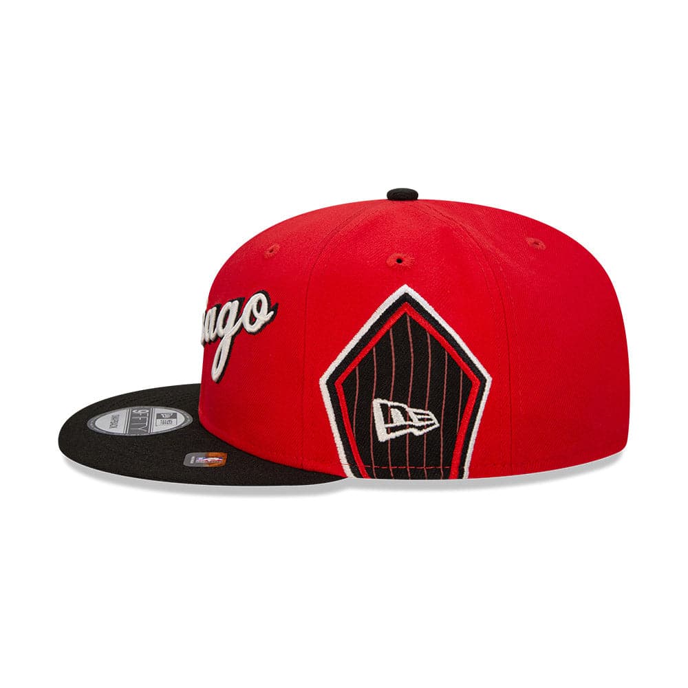 New Era Caps Chicago Bulls New Era NBA 21-22 City Edition 9FIFTY Snapback Hat - Red