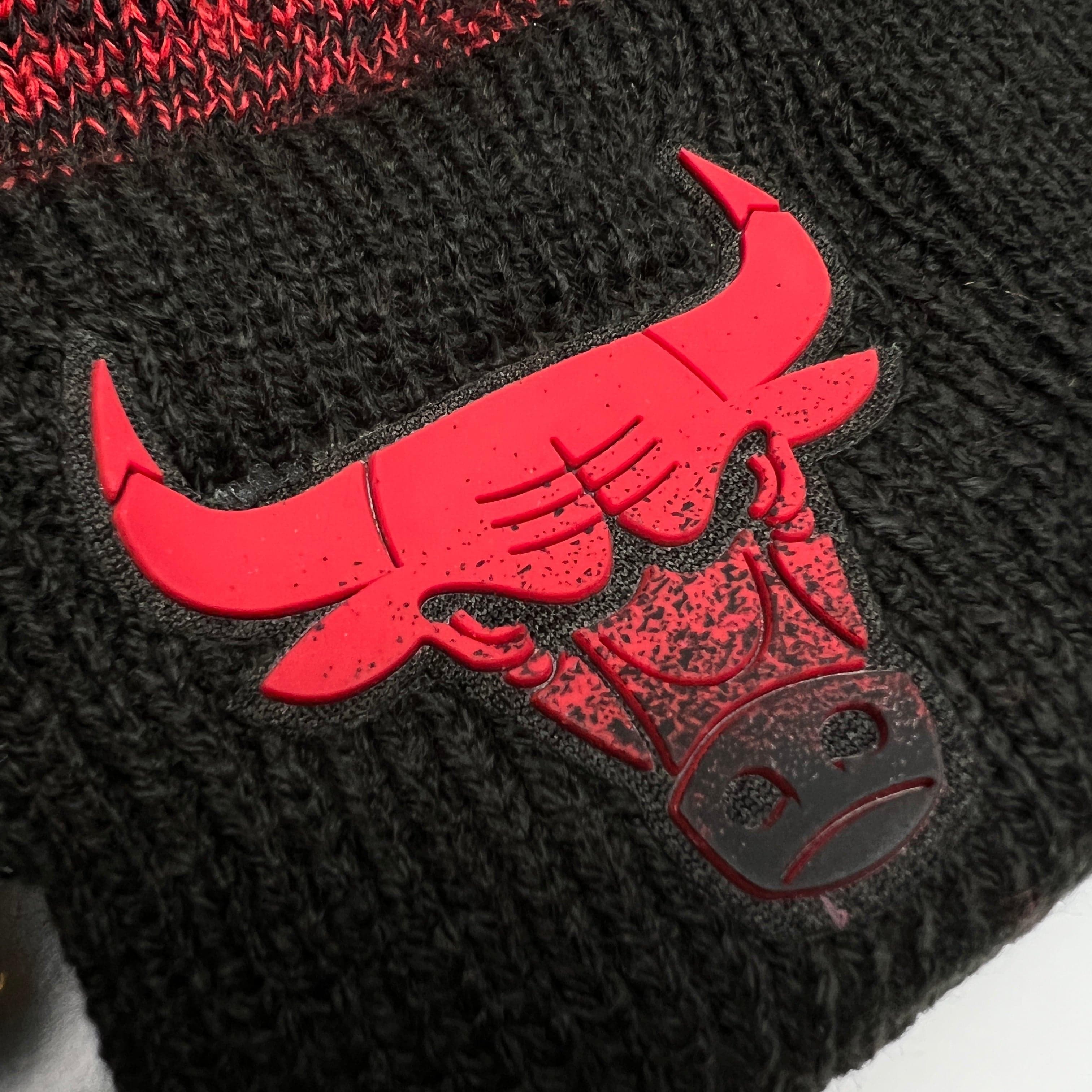 New Era Beanies Chicago Bulls New Era NBA Back Half Knit Beanie - Black
