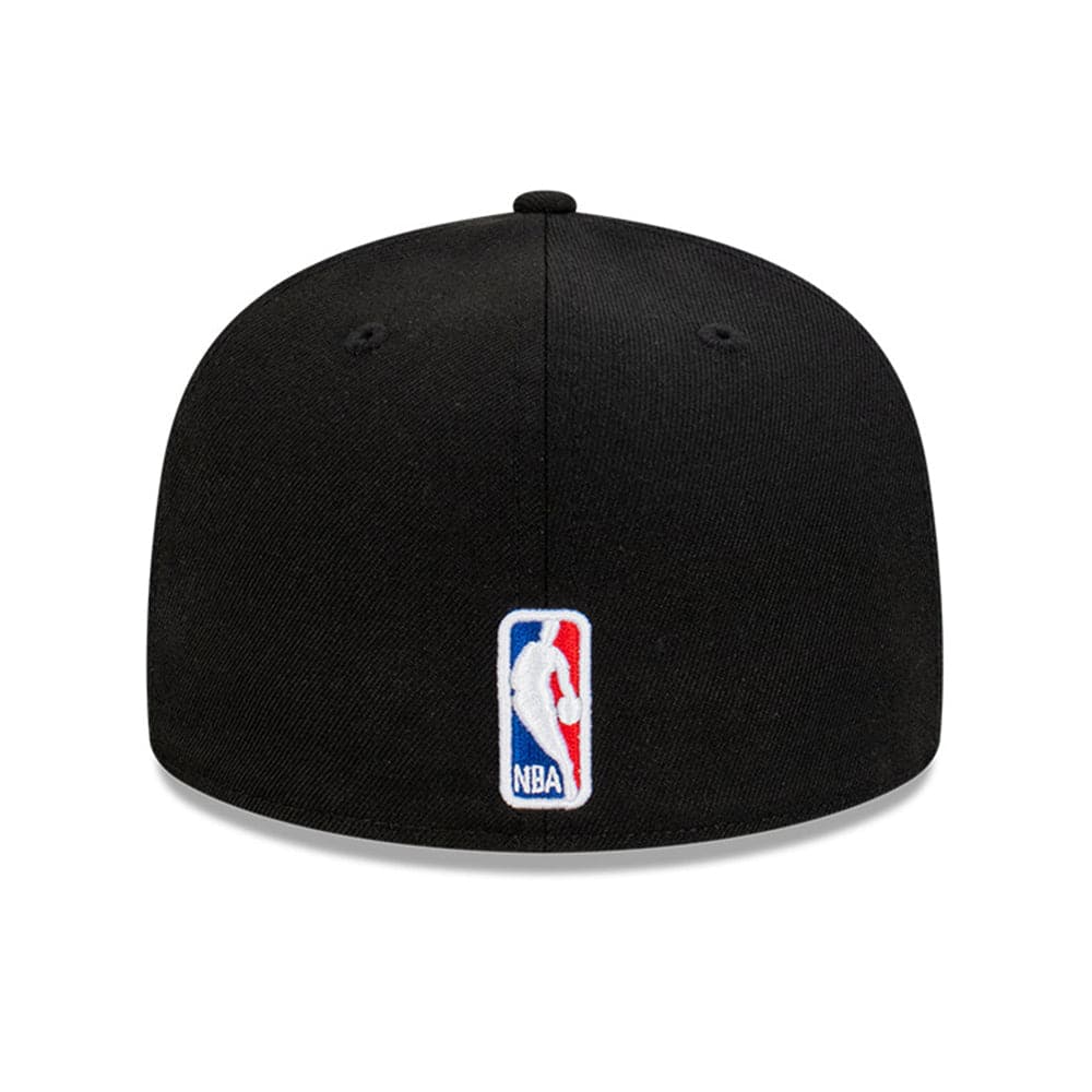 New Era Caps Chicago Bulls New Era NBA Blockout 59FIFTY Fitted Hat - White