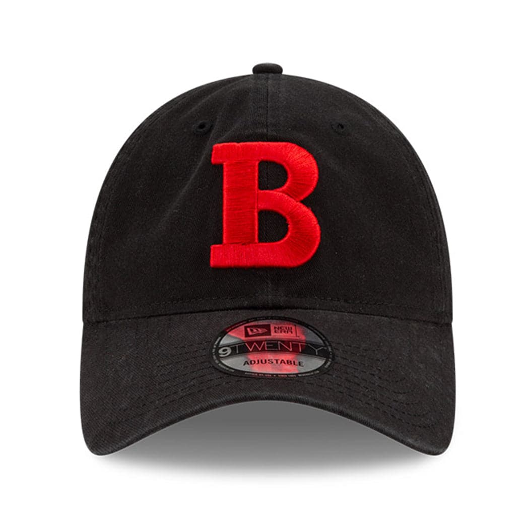 New Era Caps Chicago Bulls New Era NBA Ligature 9TWENTY Curved Hat - Black