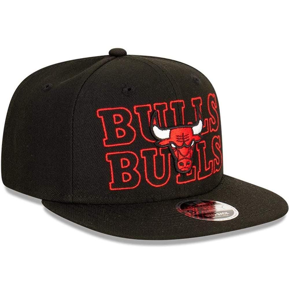 New Era Caps Chicago Bulls New Era NBA Neon Lights Original Fit 9FIFTY Snapback Hat - Black